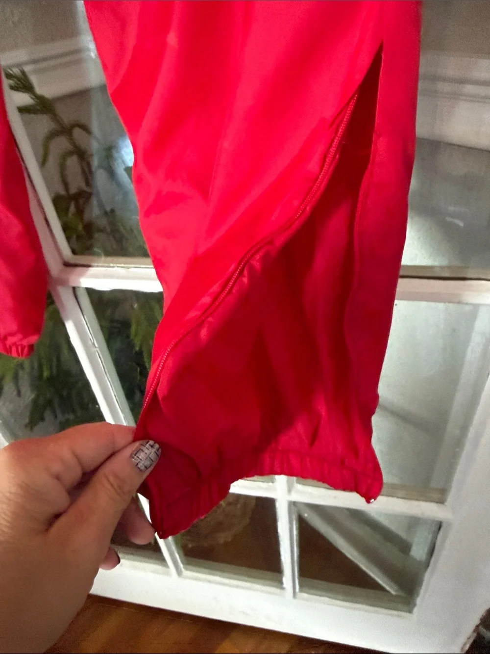 Nike Vintage Men's Red Athletic Track Pants